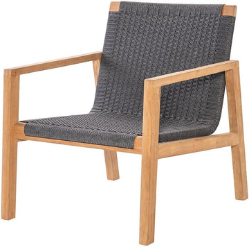 Admiral Club Chair, Comfy Outdoor Chairs with Armrests, Residential and Commercial Teak Chair, Wooden Outdoor