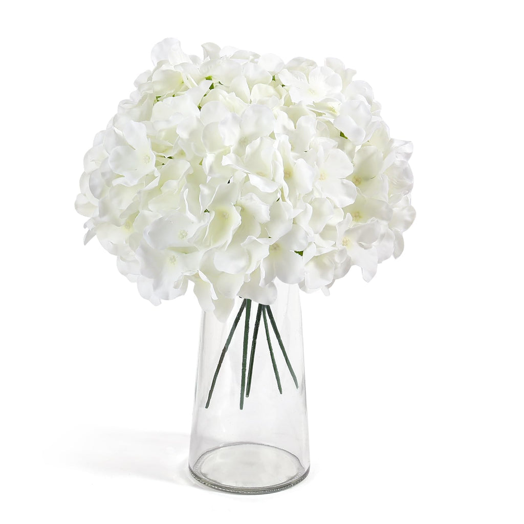 64Pcs Artificial Bulk, Silk White Hydrangeas