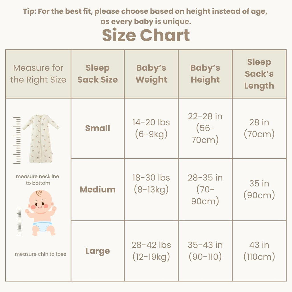 2.5 TOG Baby Sleep Sack, Super Warm Quilted Wearable Blanket with Removable Sleeves, Cozy Winter Toddler Sleeping Bag