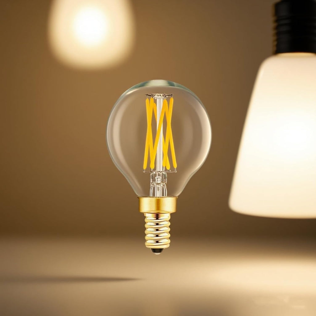 G16.5 Light Bulb 60 Watt Equivalent E12 LED Bulb Dimmable 2700K