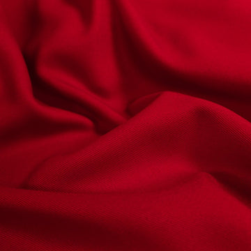 Red Solid 60'' Poly Gabardine Fabric by the Yard