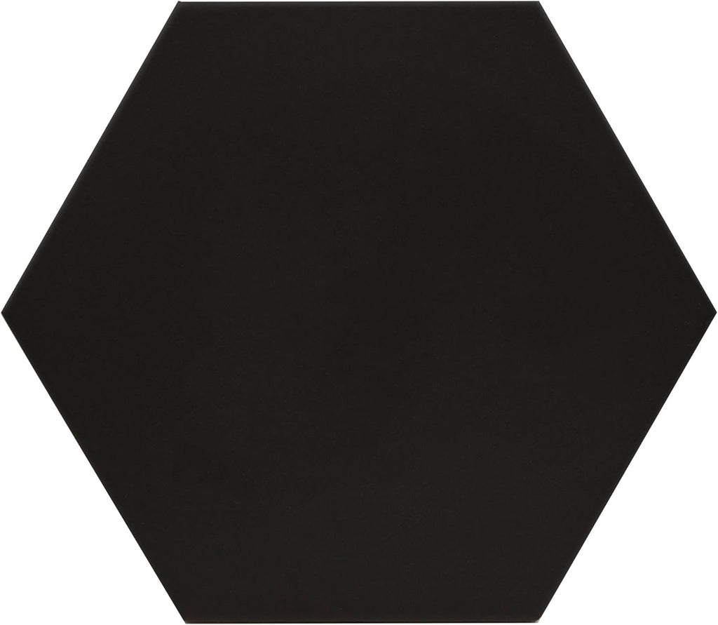 Hexley Graphite 9 x 10in. Matte Porcelain Hexagon Floor Wall Tile