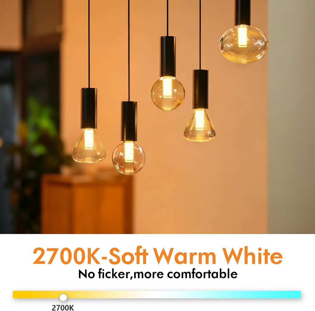 G9 LED Bulb 6 Pack,Dimmable 2700K Soft White,5W G9 Bi-pin Base Light Bulbs
