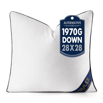 28x28 Euro Pillow Insert, Premium Down Alternative Throw Pillow