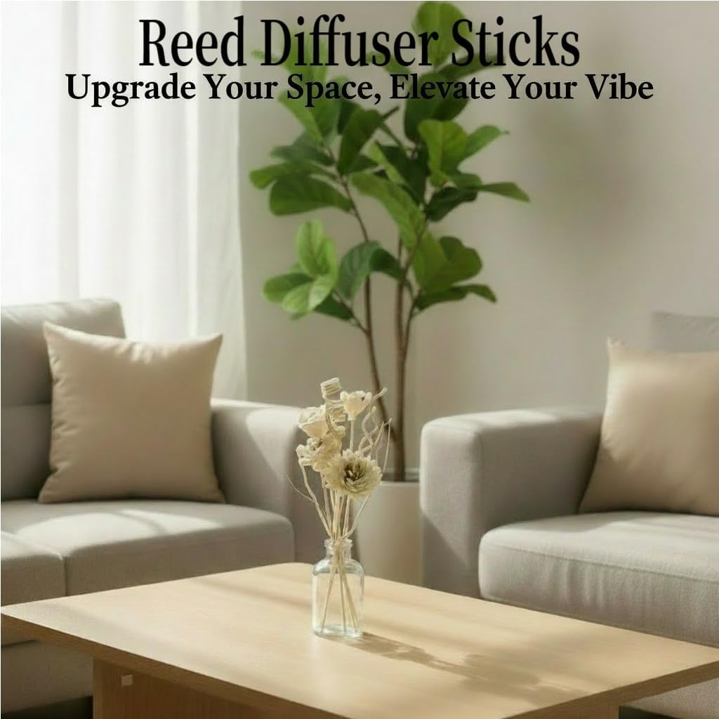 Reed Diffuser Flower Sticks,Reed Diffuser Sticks - Set of 12