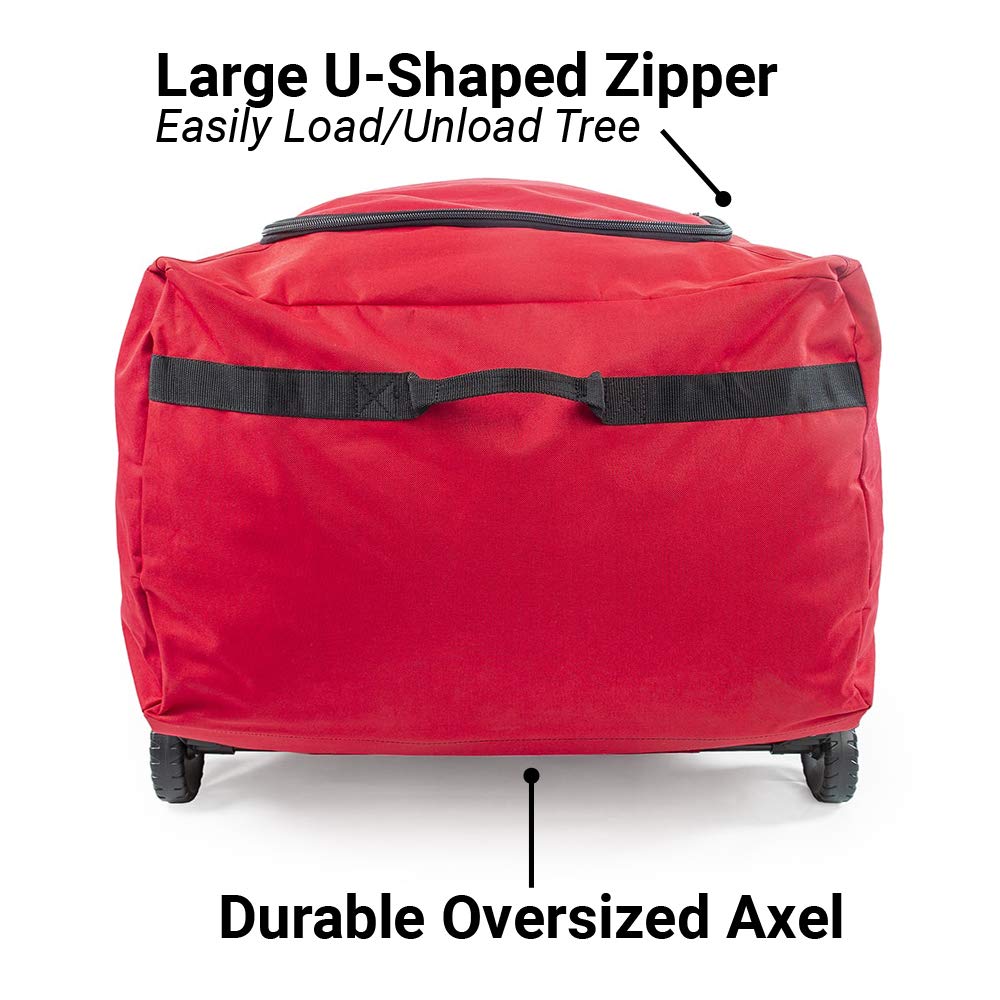 EZ Roller 9 Foot Christmas Tree Storage Bag with Wheels, Rolling Duffle Bag