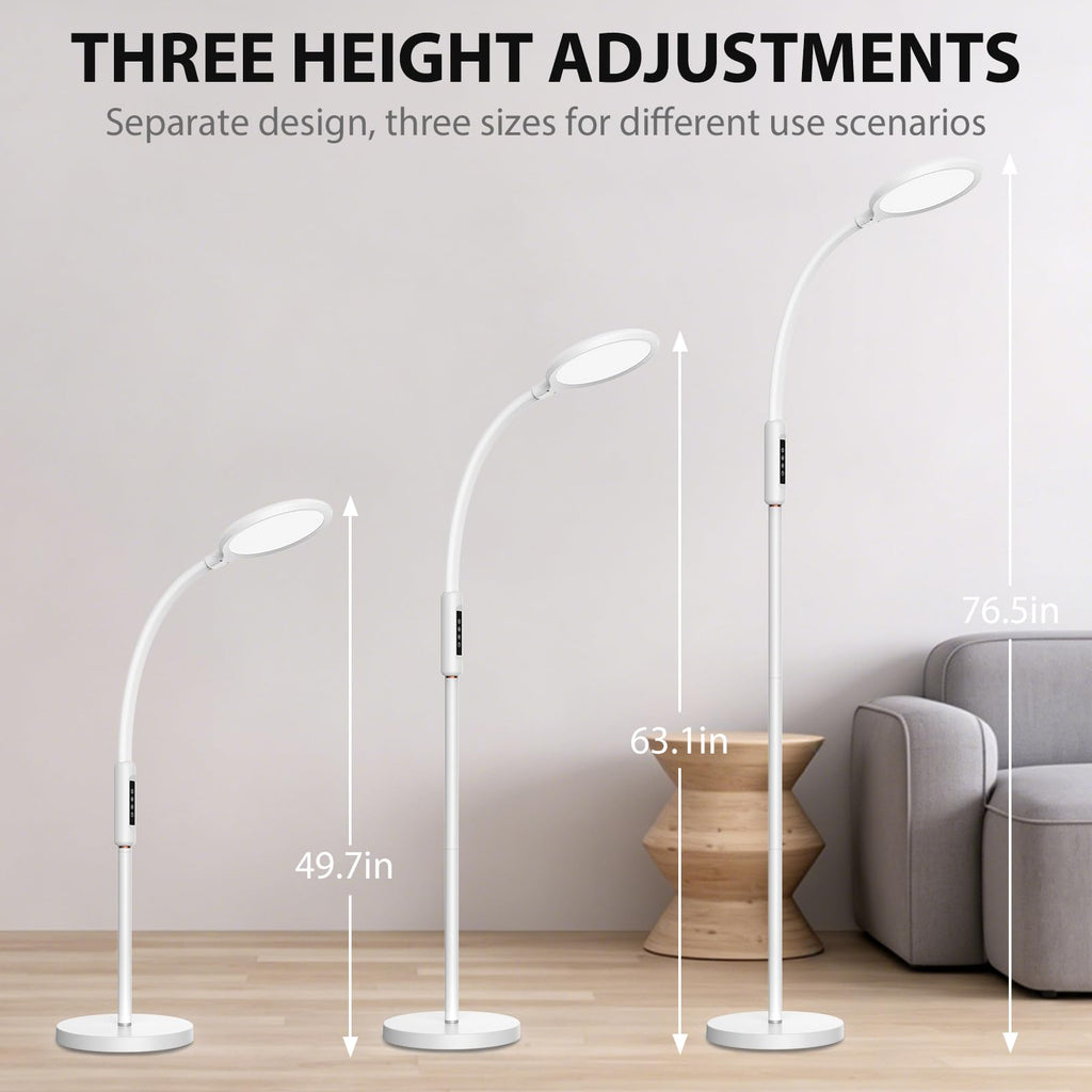 LED Standing Floor Lamp 15000 Lux Dimmable with Remote