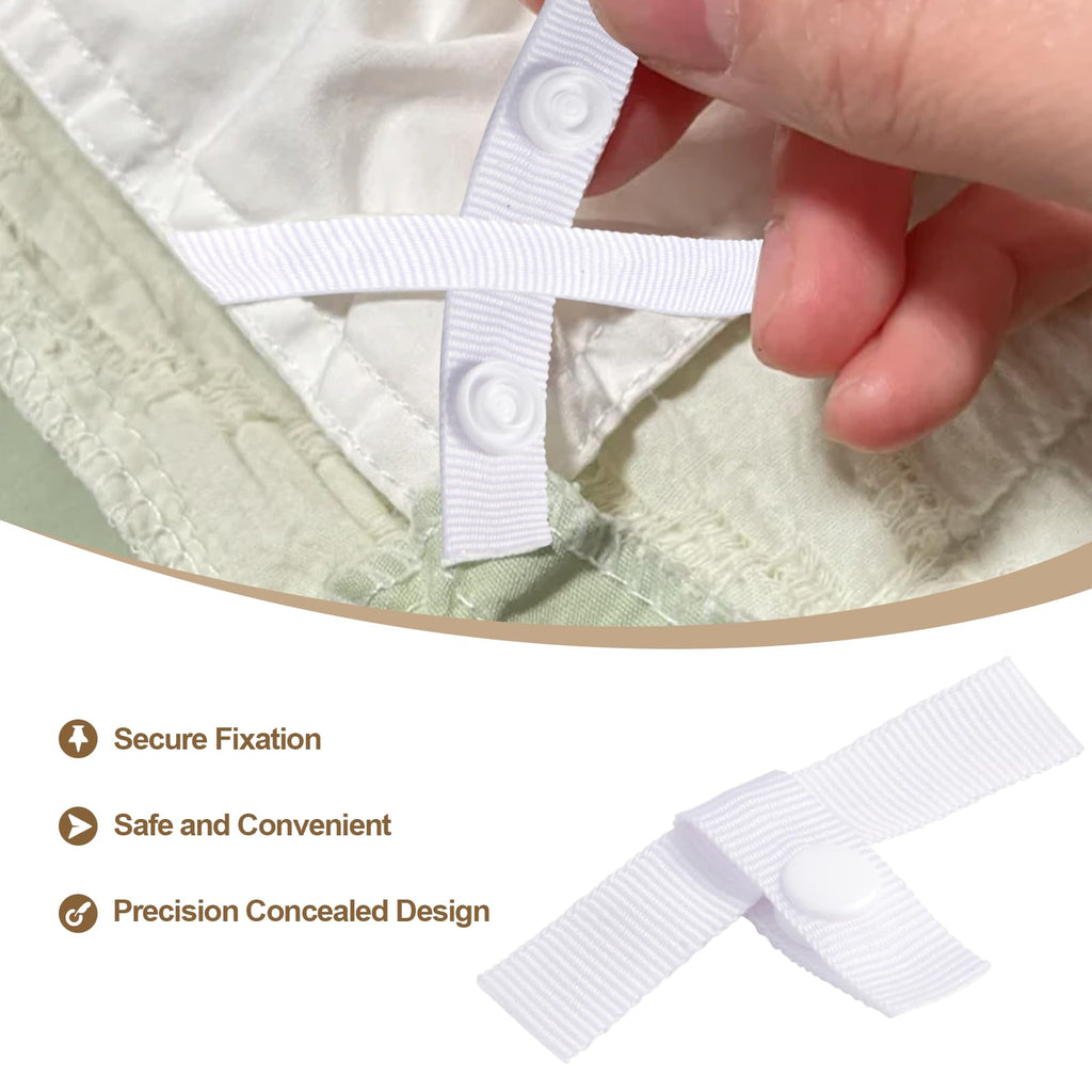16 Pack Duvet Snap Clips Duvet Clips Fasteners Inside