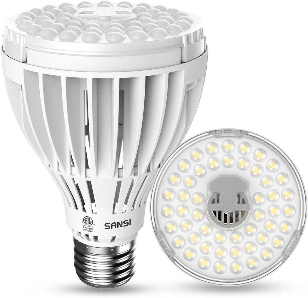 32W Grow Light Bulbs for Indoor Plants, 350W Equivalent Full Spectrum+4PACK 10W Grow Light LED Grow Light Bulb
