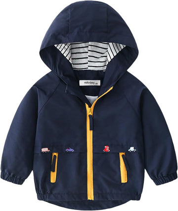 Toddler Boys Spring Windbreaker Lightweight Jacket
