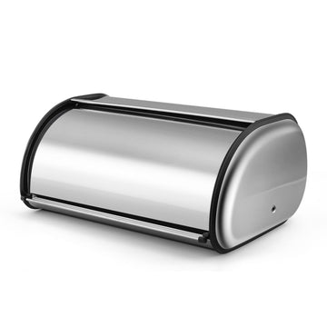 Stainless Steel, 13-Inch Bread Bin for Countertop
