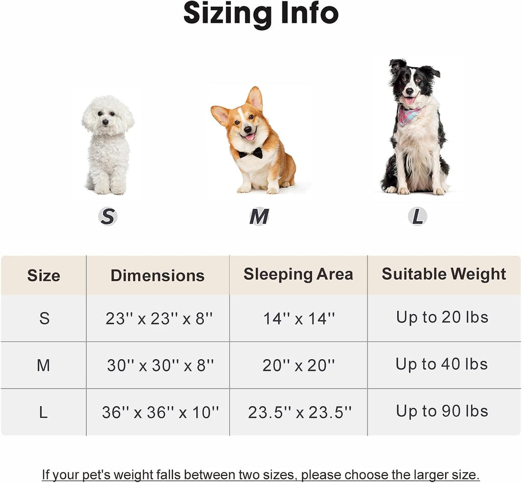 Dog Bed Medium Size Dogs, Washable Medium Dogs Bed with Removable Cover, Cozy Donut Dog Ded Fluffy Plush Faux Fur Pet
