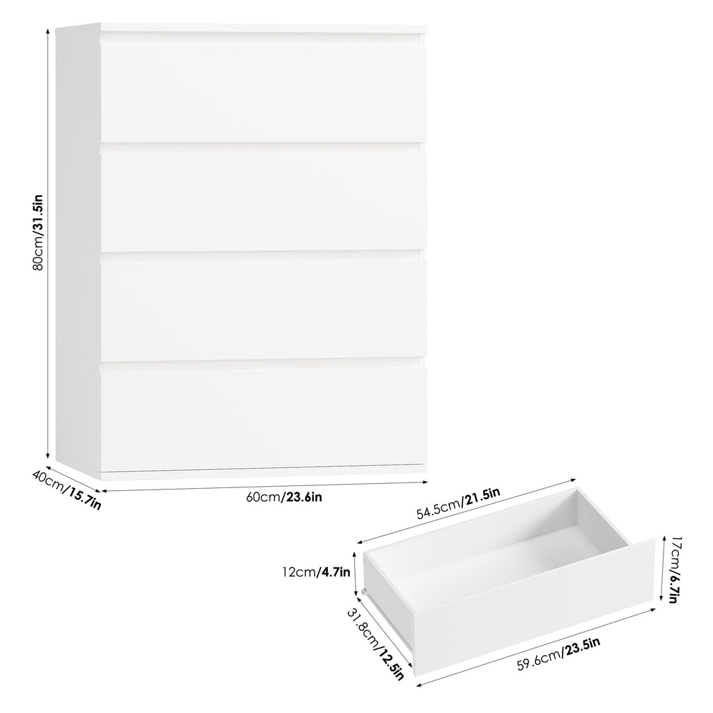 White Dresser, Dresser, Small Dresser Chest of Drawers