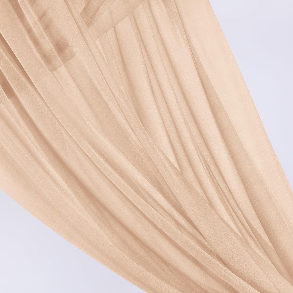 Wedding Arch Draping Fabric 28'' x 20FT Sheer Chiffon Drape Backdrop