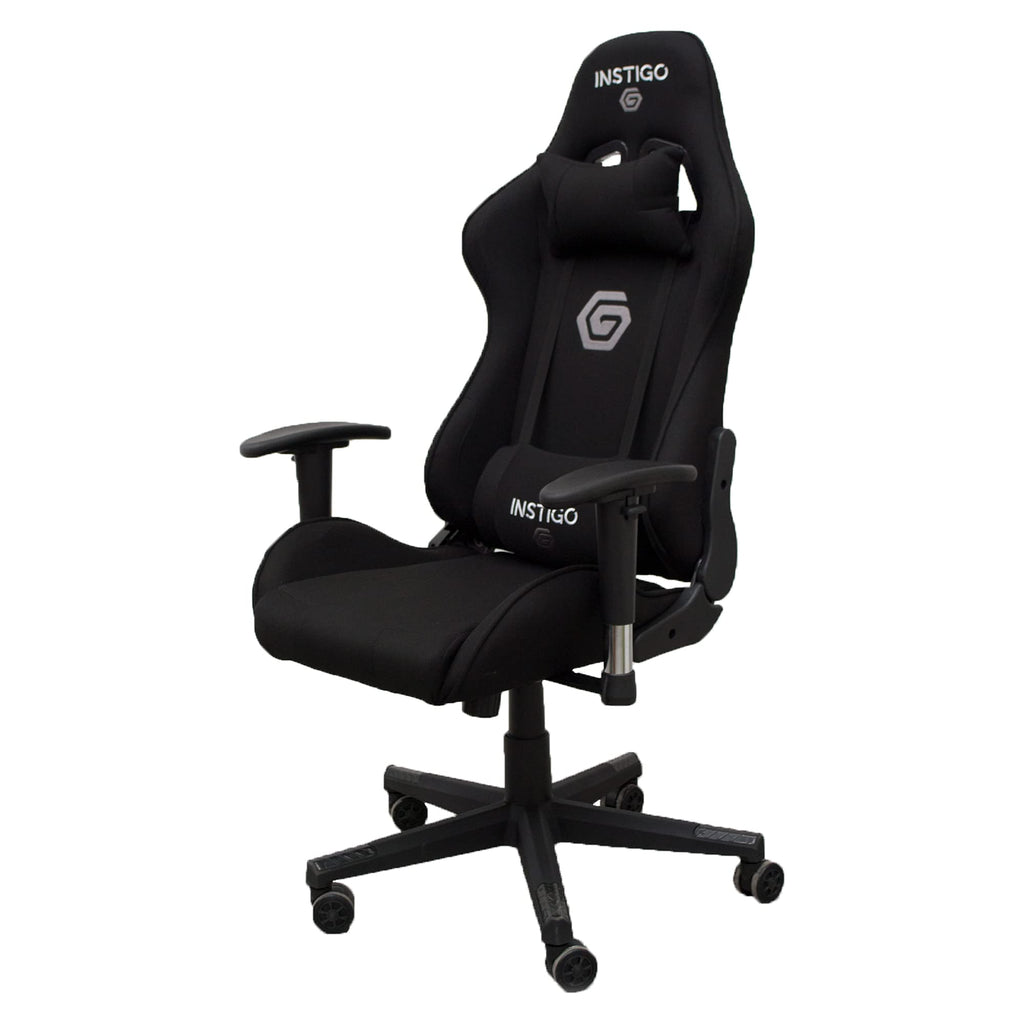 Gaming Chair Breathable Fabric | Reclines up to 180° | with Neck and Lumbar Cushions | Supports up to 265lbs