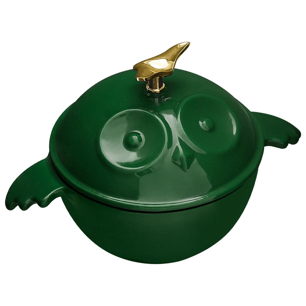 16 OZ Mini Dutch Oven, 0.5 Qt Enameled Cast Iron Cocotte with Lid