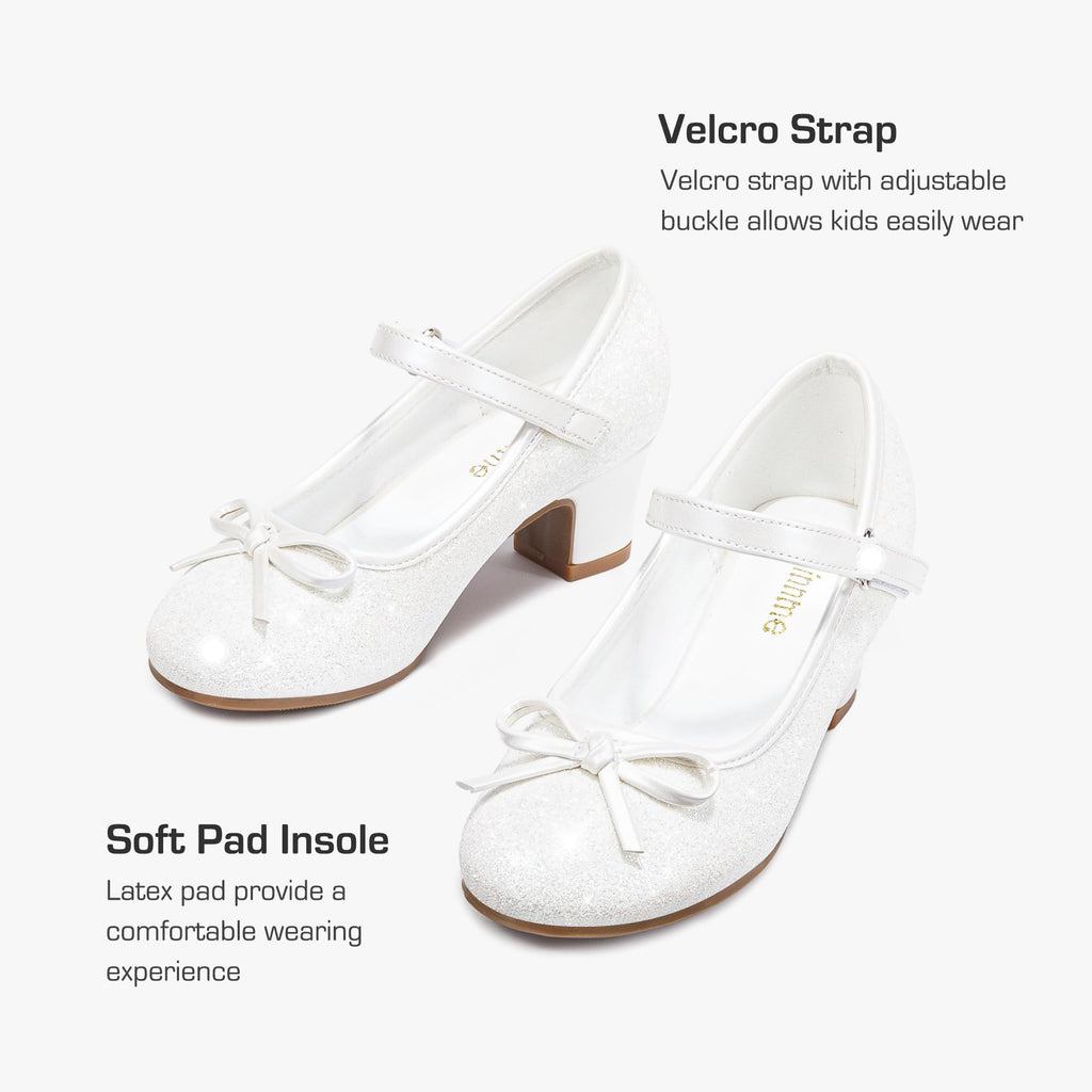 Girls White Dress Shoes Heels for Girls | Casa Home Living
