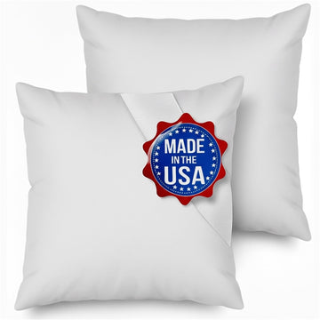 2 Pack Pillow Insert 28x28 Hypoallergenic Square Form Sham Stuffer Standard White Polyester Decorative Euro Throw