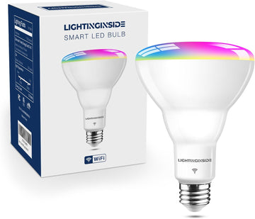 Smart Light Bulbs 1100LM, BR30 RGBCW Color Changing, 1PC