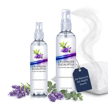 Eucalyptus Pillow Spray for Sleep, Aromatherapy Linen Spray for Bedding, Room Fabric Mist, Natural Essential Oil