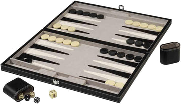 Mainstreet Classics 18-Inch Backgammon Board Game Set