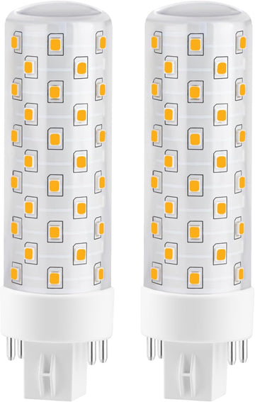 GX24Q LED Bulbs, 3000K Warm White, 4-Pin Base CFL Light Bulb Replacement for 13W 18W 26W Compact Fluorescent Bulb