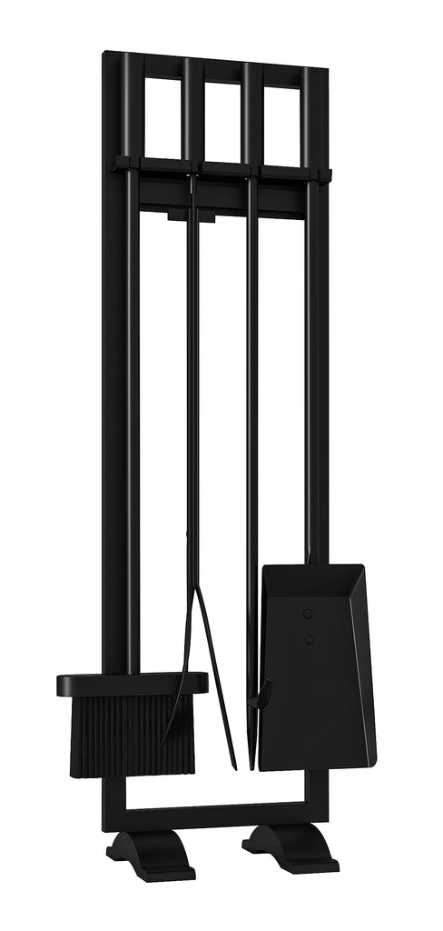 5-Piece Wrought Iron Indoor Fireplace Tools Set