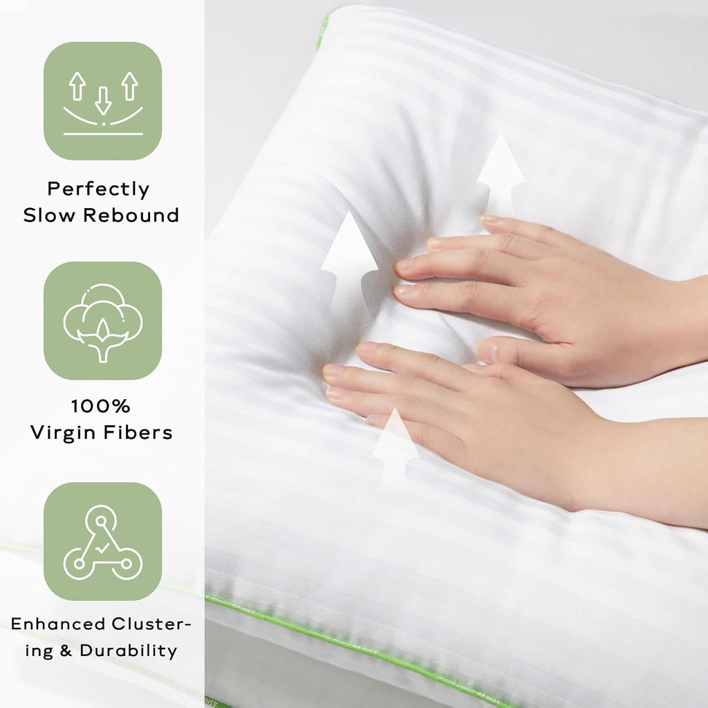 Ashler Synthetic Down Pillow Inserts, 20x20 - Set of 2