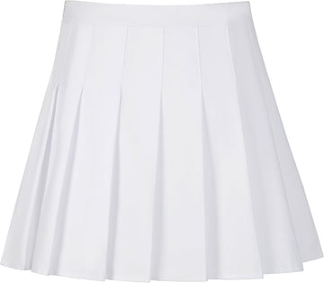 Pleated Skirt with Skorts Kids Athletic Tennis Skirts School Uniform