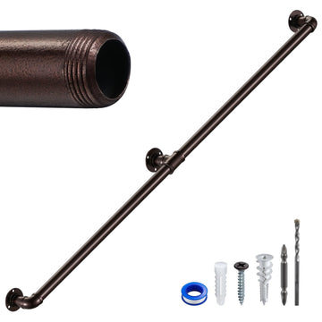 Staircase Handrails, Wall Hand Railing, Bronze, 6FT