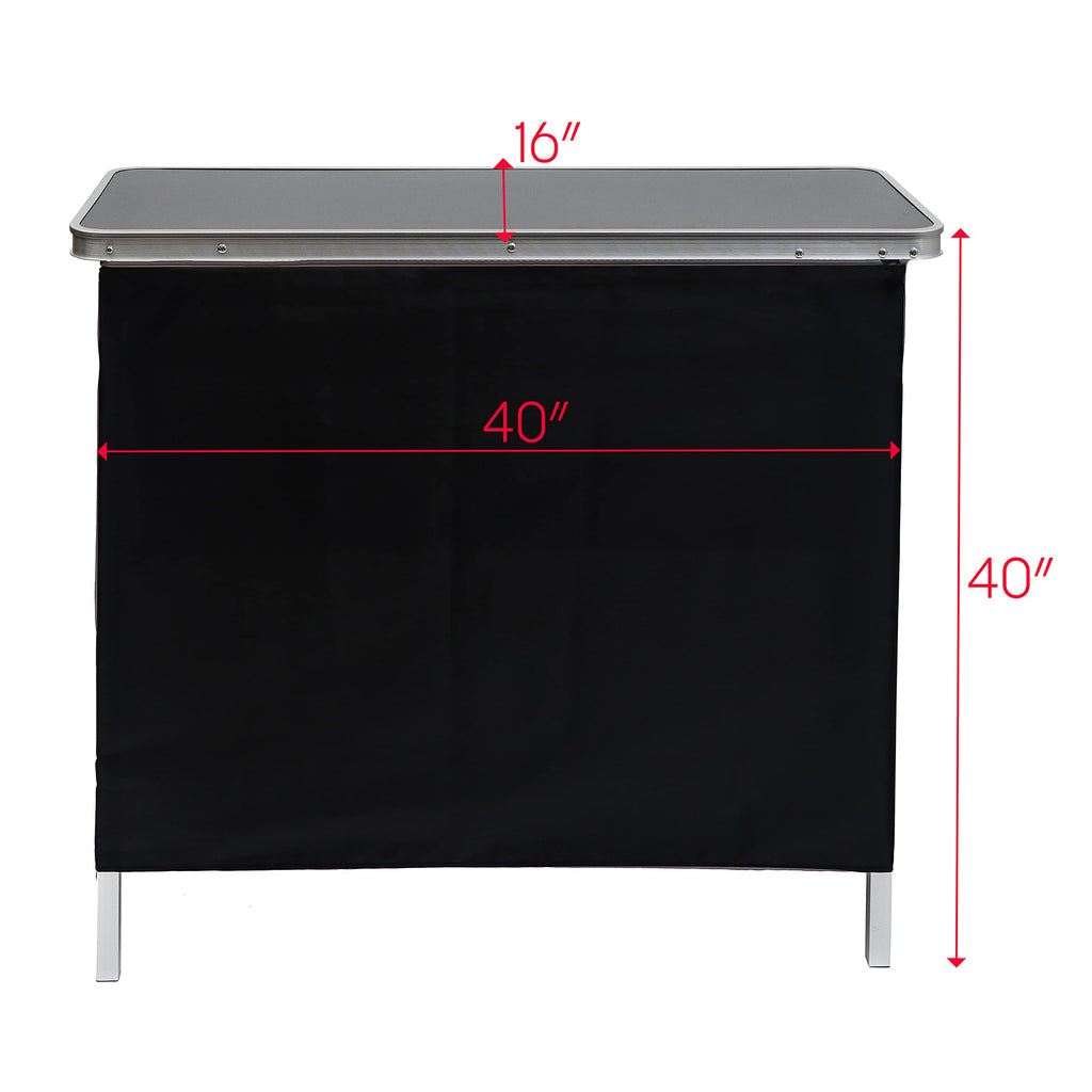 Portable Bar Table - Carrying Case Included