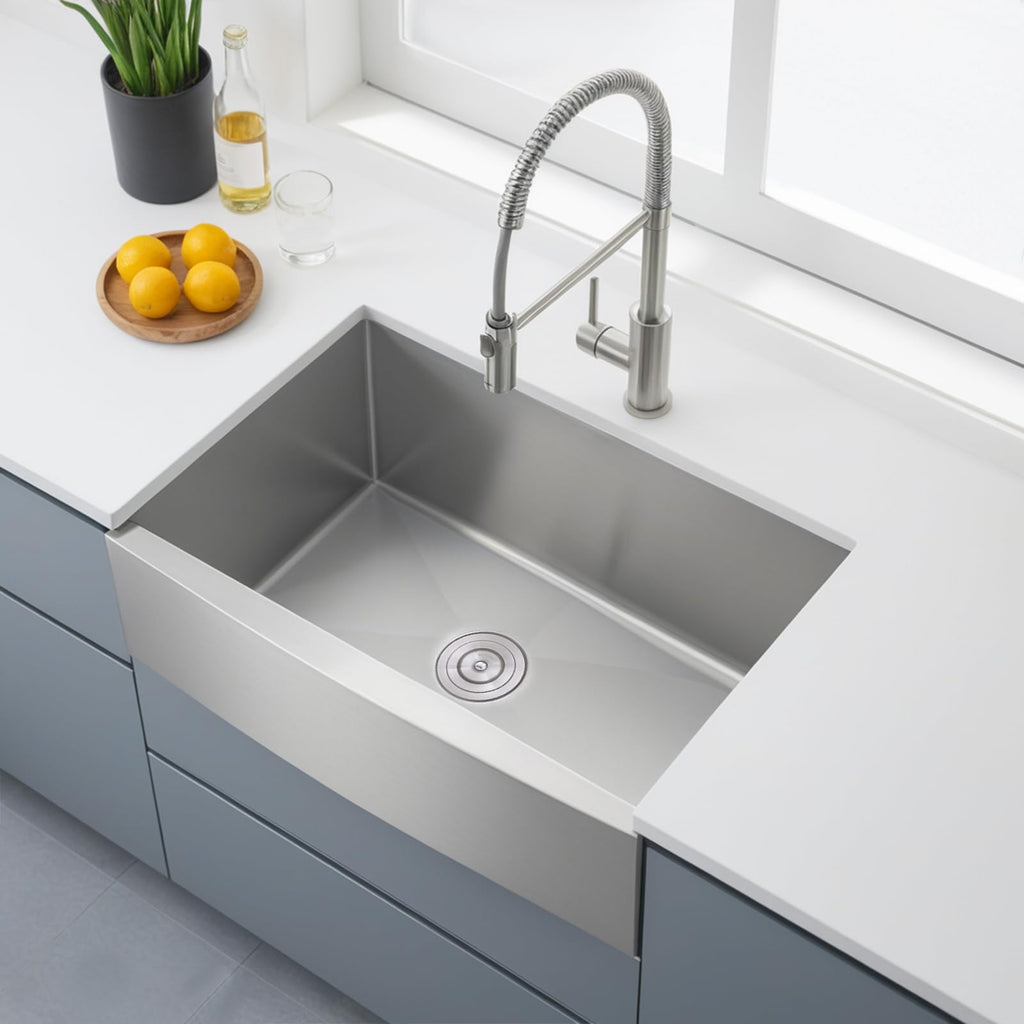 33 Inch Farmhouse Sink Stainless Steel Apron Front
