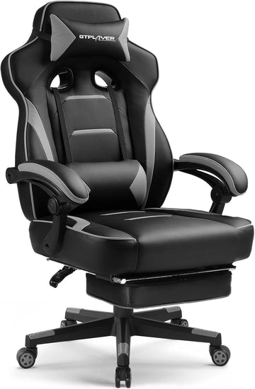 Gaming Chair for Adults, Big and Tall 350LBS Heavy Duty Office Chair, Ergonomic High Back Lumbar Support and Recliner