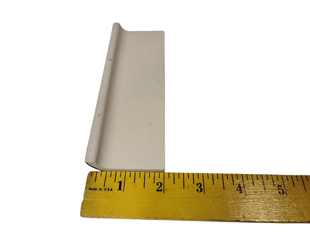Black 2 x 6 in Ceramic Tile Bullnose Mud Cap Trim Edge 2x6 inch Mudcap Box 5 Piece