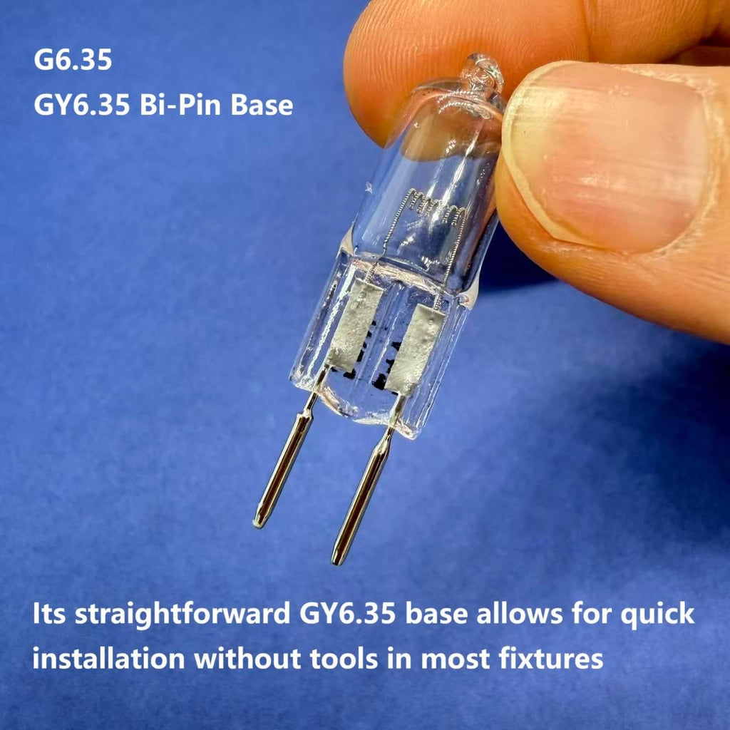 24V 35W Halogen Bulb G6.35 Bi-pin Base 24v Dimmable 5 Pack
