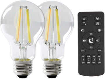 Smart Light Bulbs,Remote Control LED Light Bulb,Vintage Edison Bulbs Remote Control,800LM 6W (60W