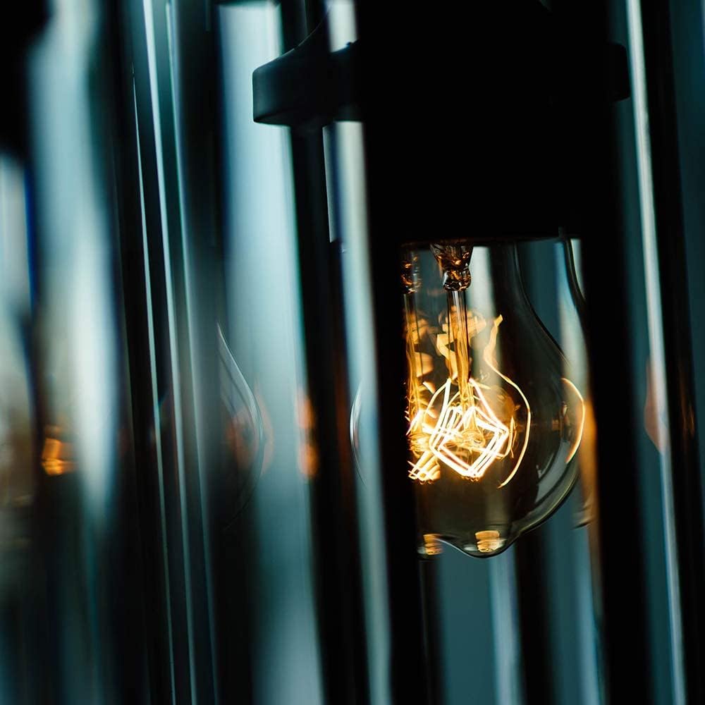 Warm Incandescent Light Bulbs 60 Watt,A19/A60 Vintage Style Edison Bulbs E26,Soft Yellow Light Bulbs,Amber