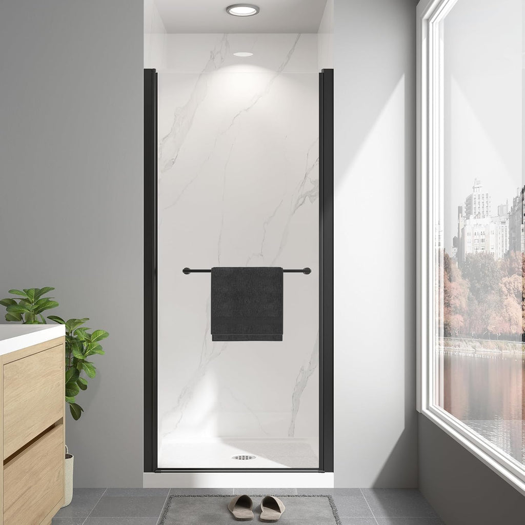Frameless Pivot Shower Door 36"-38" W x 72" H