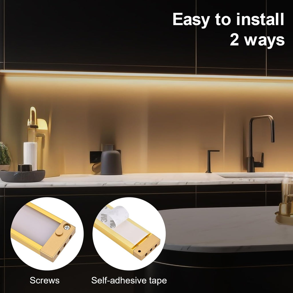 40inch Dimmable LED Kitchen Light Kit, 2700-6000K Smart Closet Cabinet Lighting Fixture APP Control, Work