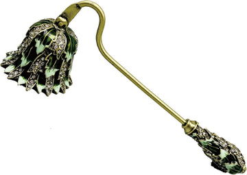 Candle Snuffer Vintage Unique Candle Extinguisher Snuffer with Long Handle Decorative Candle Extinguisher Metal