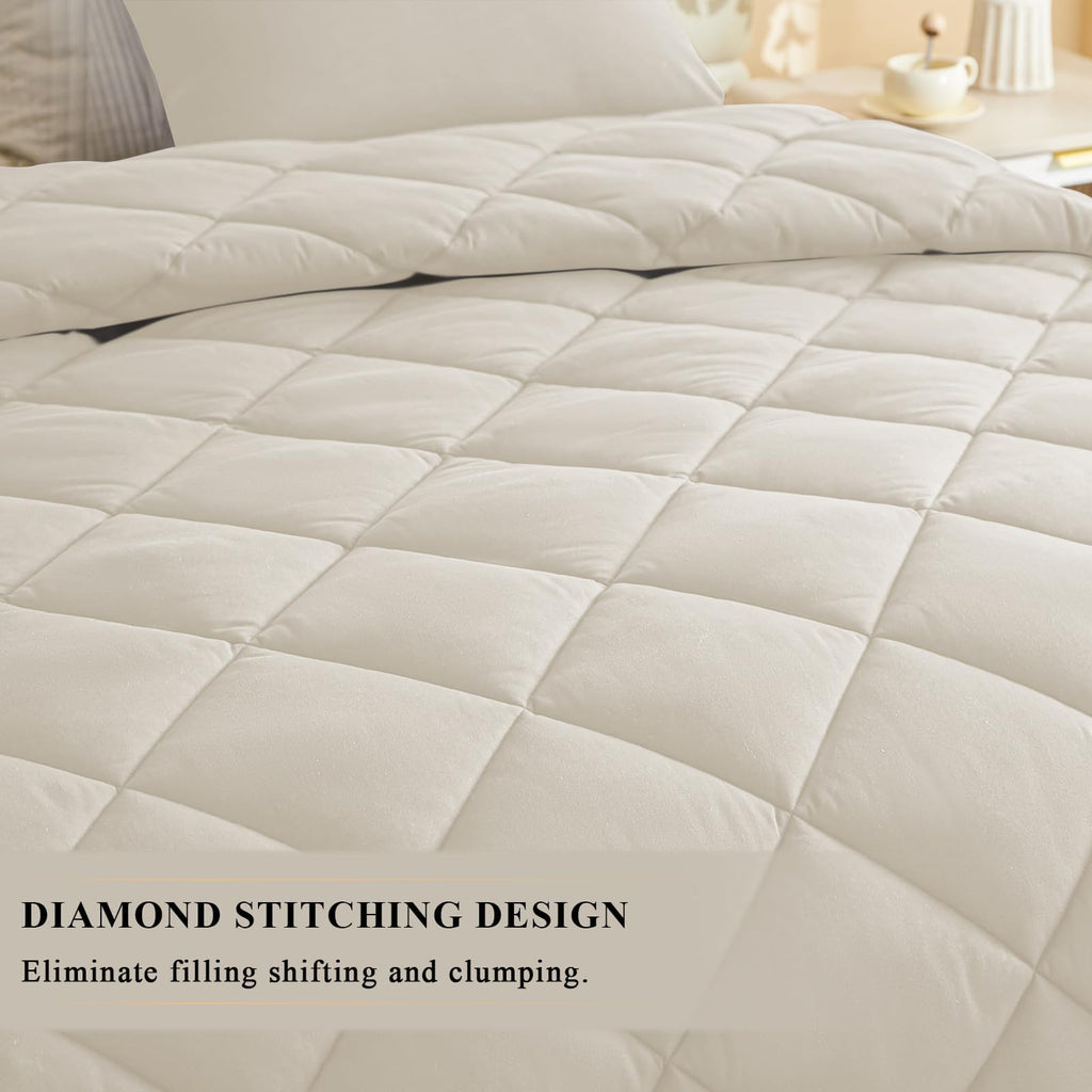 Oversized King Comforter, Extra Large King Size Comforter Oversized, All Season Soft Lightweight Quilt Down