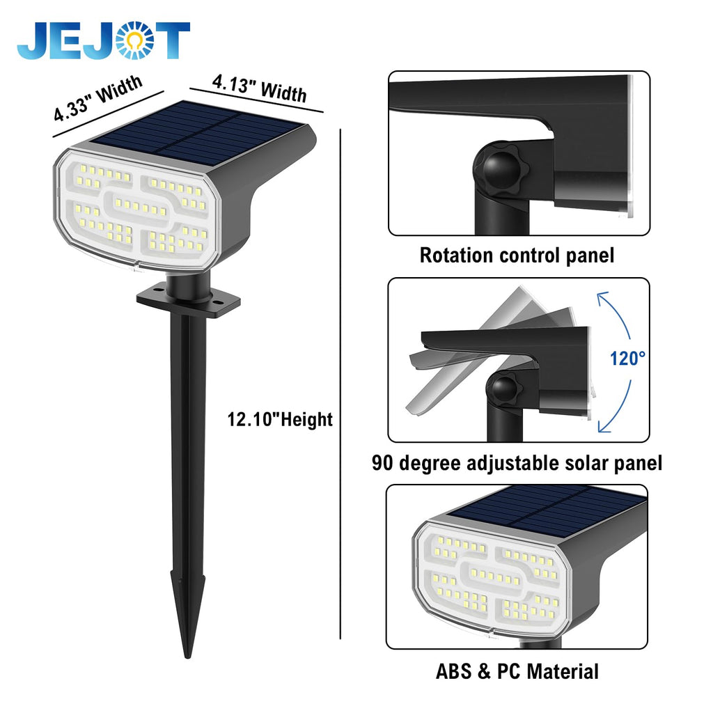 Solar Spotlights Outdoor Waterproof, 6 Pack