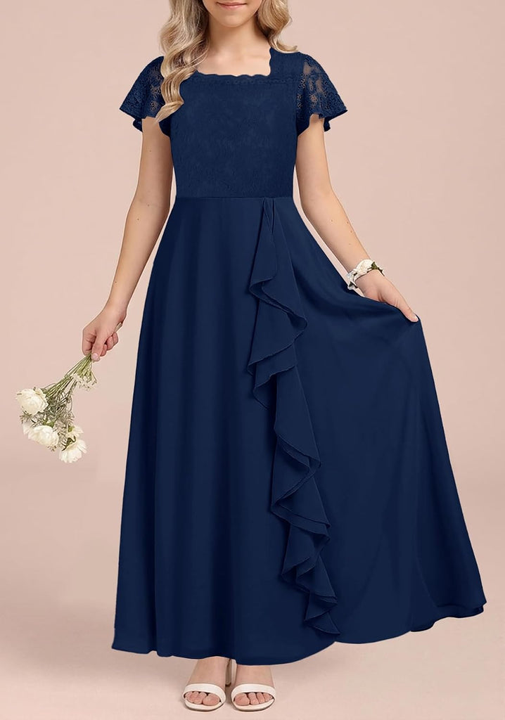 Formal Girls Wedding Guest Dress for Junior Bridesmaid