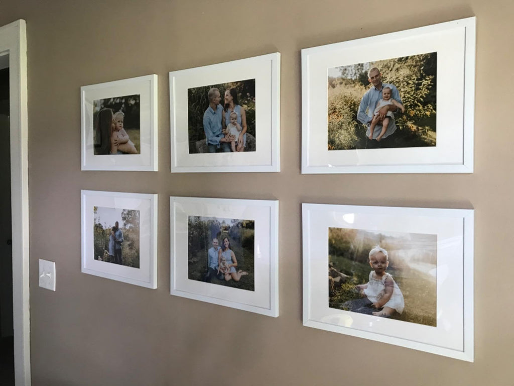 11x14 Picture Frame, Gallery Wall Frames Set of 5, White