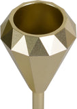 Gold Candelabra Candle Holders Centerpieces for Tables, 3 Arm Modern Elegant Metal Taper Candlesticks Stand Fireplace
