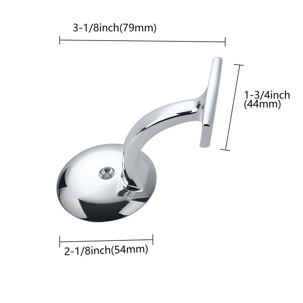 10 Pack 3 Inch Polished — Handrail Brackets | Casa Home Living