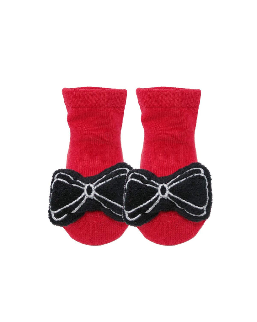 Adorable Baby 6 Pair Non-Skid Bootie Socks (Pretty in Pink)