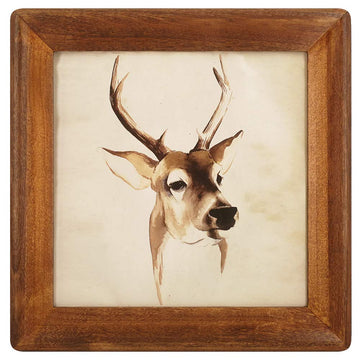10x10 Wooden Picture Frames, Rustic Square Photo Frame Made of Solid Wood and Plexiglass for Wall Hanging and Table