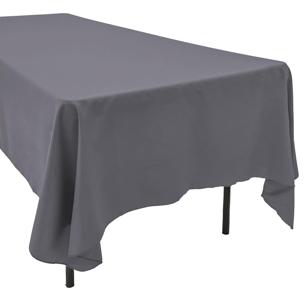 60 x 102-Inch Rectangular Polyester Tablecloth - Made in USA - Wrinkle-Resistant, Flame Retardant, Durable Party
