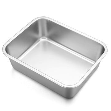 Stainless Steel Lasagna Pan, Rectangular Baking Pan 10.7" Lx3.2 H